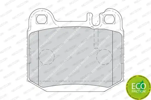 Τακάκια Σετ MERCEDES M-CLASS 1998 - 2002 ( W163 ) FERODO FDB1512