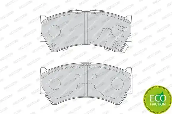 Τακάκια Σετ SUZUKI BALENO 1994 - 1998 ( SY ) FERODO FDB1551