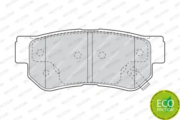 Τακάκια Σετ HYUNDAI GETZ 2002 - 2005 ( TB ) FERODO FDB1606