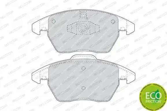Τακάκια Σετ PEUGEOT 207 2006 - 2009 FERODO FDB1728