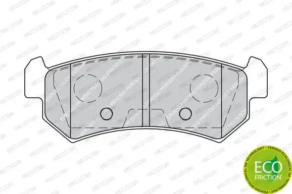 Τακάκια Σετ CHEVROLET-DAEWOO NUBIRA 2003 - 2005 ( J200 ) FERODO FDB1889