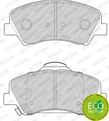 Τακάκια Σετ KIA RIO 2011 - 2014 FERODO FDB4623