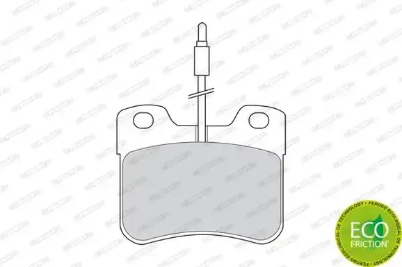 Τακάκια Σετ CITROEN AX 1987 - 1991 ( ZA ) FERODO FDB535