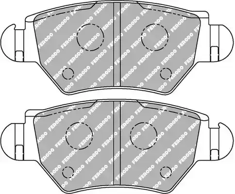 Τακάκια Σετ OPEL CORSA 2000 - 2004 ( C ) FERODO RACING 0
