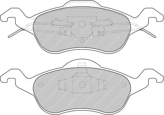 Τακάκια Σετ FORD FOCUS 2002 - 2004 ( MK1B ) FERODO RACING FDS1318
