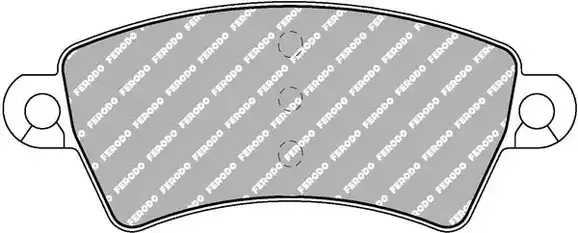 Τακάκια Σετ PEUGEOT 206 2000 - 2008 ( CC ) FERODO RACING FDS1370