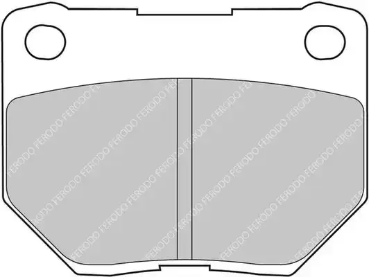 Τακάκια Σετ SUBARU IMPREZA 2001 - 2004 FERODO RACING 0