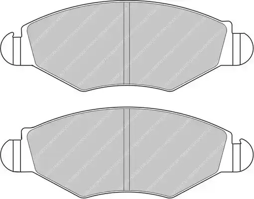 Τακάκια Σετ PEUGEOT 206 2009 - ( PLUS ) FERODO RACING FDS1378
