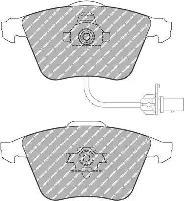 Τακάκια Σετ AUDI A4 2005 - 2008 ( 8E )( 8H ) FERODO RACING FDS1629
