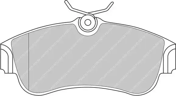 Τακάκια Σετ NISSAN ALMERA 2000 - 2002 ( N16 ) FERODO RACING FDS604