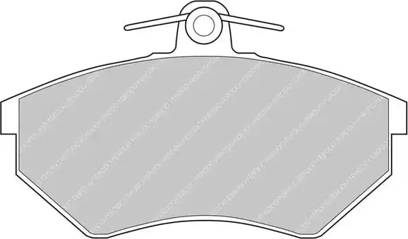 Τακάκια Σετ VW GOLF 1984 - 1992 ( Mk2 ) FERODO RACING 0