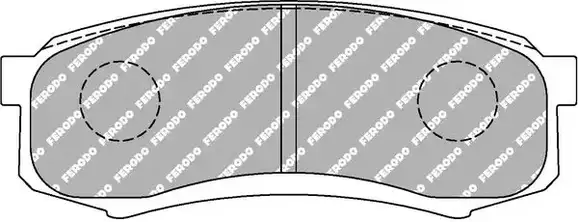 Τακάκια Σετ TOYOTA LAND CRUISER 2003 - 2009 ( J120 ) FERODO RACING 0