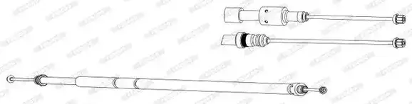 Ντίζες Χειροφρένου CITROEN XSARA 2000 - 2002 FERODO FHB432873