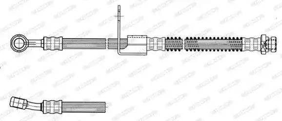 Μαρκούτσια Φρενων HYUNDAI ACCENT 2003 - 2005 ( CG ) ( LC2 ) FERODO FHY3131