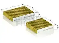Φίλτρο αέρα εσωτερικού χώρου PEUGEOT 207 2006 - 2009 MANN-FILTER FP 21 000-2