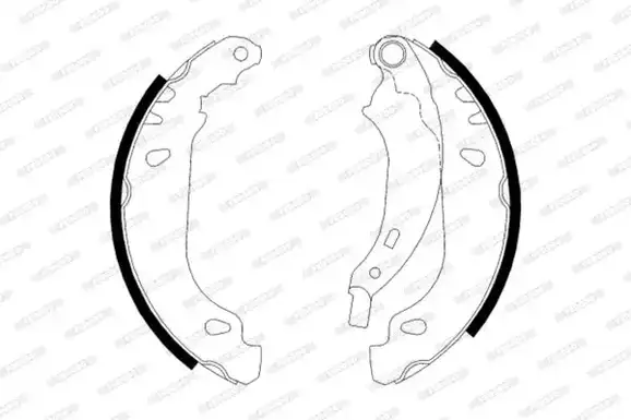 Θερμουίτ/Σιαγώνα RENAULT CLIO 2001 - 2005 FERODO FSB584