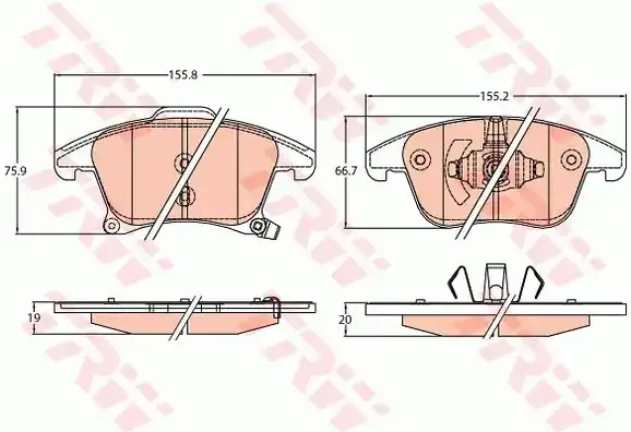 Τακάκια Σετ FORD …