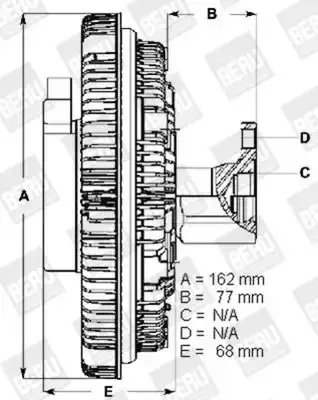 Βεντιλατέρ A/C BMW X6 2008 - 2012 ( Ε71 ) BERU 0