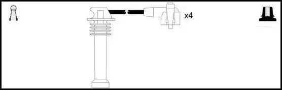 Μπουζοκαλώδιο / Εξαρτήματα Σύνδεσης FORD ESCORT 1990 - 1992 MK5 LUCAS LUC4190