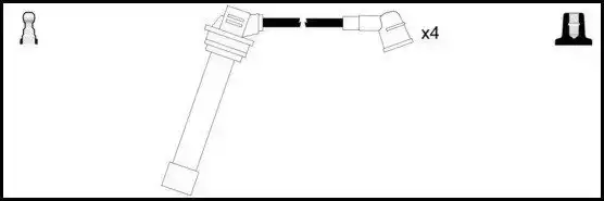 Μπουζοκαλώδιο / Εξαρτήματα Σύνδεσης MAZDA 323 1986 - 1989 LUCAS LUC4309