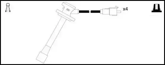 Μπουζοκαλώδιο / Εξαρτήματα Σύνδεσης TOYOTA AVENSIS 2000 - 2003 ( T220 ) LUCAS LUC4342