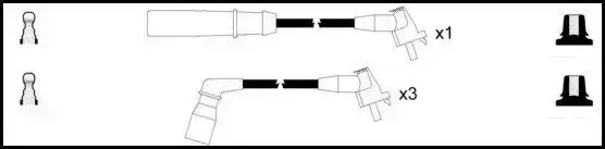 Μπουζοκαλώδιο / Εξαρτήματα Σύνδεσης TOYOTA STARLET 1990 - 1995 ( EP80/2 ) LUCAS LUC4551