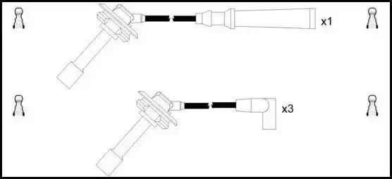 Μπουζοκαλώδιο / Εξαρτήματα Σύνδεσης SUBARU FORESTER 2000 - 2002 ( SF ) LUCAS LUC4627