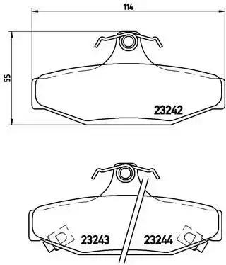 Τακάκια Σετ CHEVROLET-DAEWOO …