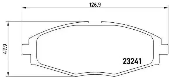 Τακάκια Σετ CHEVROLET-DAEWOO MATIZ 2001 - 2005 ( M150 ) BREMBO P 15 006