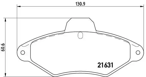 Τακάκια Σετ CITROEN XANTIA 1995 - 1998 ( X1 ) BREMBO P 61 052