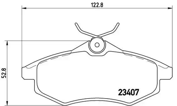 Τακάκια Σετ CITROEN C2 2003 - 2008 ( JM ) BREMBO P 61 074