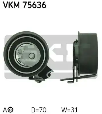 Τεντωτήρας HYUNDAI i30 2007 - 2012 SKF VKM 75636