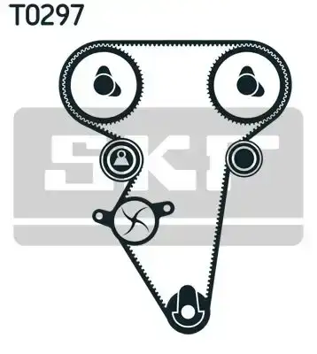 Σετ οδοντωτού ιμάντα CHEVROLET-DAEWOO ESPERO 1995 - 1999 ( KLEJ ) SKF VKMA 90000