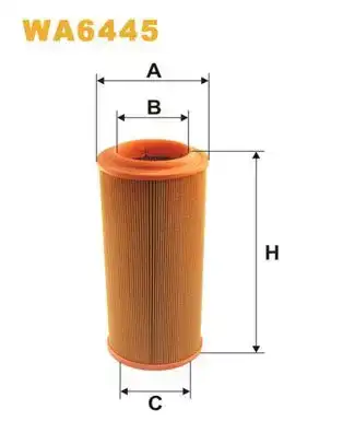Φίλτρο αέρα VW LUPO 1998 - 2005 ( 6X1 - 6E1 ) WIX FILTERS WA6445