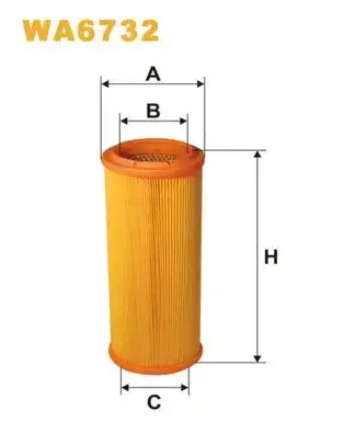 Φίλτρο αέρα FIAT DOBLO 2001 - 2005 ( 119 ) Combi WIX FILTERS WA6732