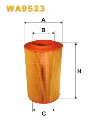 Φίλτρο αέρα CITROEN JUMPER 2006 - 2014 WIX FILTERS WA9523