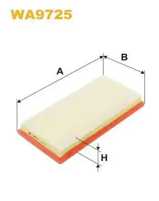 Φίλτρο αέρα FIAT 500 2007 - 2015 WIX FILTERS WA9725