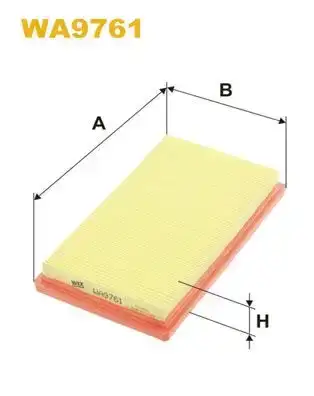 Φίλτρο αέρα FIAT 500 2007 - 2015 WIX FILTERS WA9761