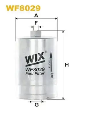 Φίλτρο καυσίμων TOYOTA AVENSIS 2000 - 2003 ( T220 ) WIX FILTERS WF8029