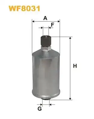 Φίλτρο καυσίμων VW PASSAT 1989 - 1993 ( 3A2 - 35I ) WIX FILTERS WF8031