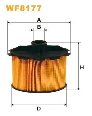 Φίλτρο καυσίμων TOYOTA COROLLA 1997 - 1999 ( A111 ) WIX FILTERS WF8177