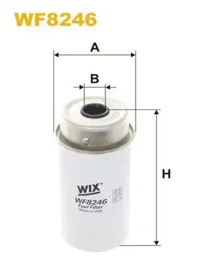 Φίλτρο καυσίμων FORD TRANSIT 2000 - 2006 ( FA_ _ ) WIX FILTERS WF8246