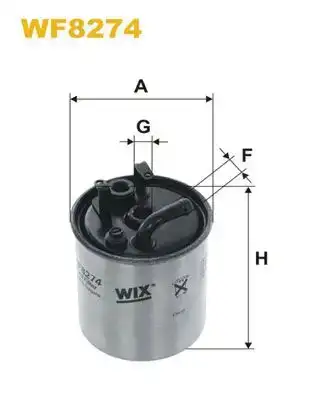 Φίλτρο καυσίμων MERCEDES A CLASS 2001 - 2004 ( W168 ) WIX FILTERS WF8274