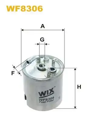 Φίλτρο καυσίμων MERCEDES SPRINTER 1995 - 2000 ( 901 ) ( 902 ) ( 903 ) WIX FILTERS WF8306