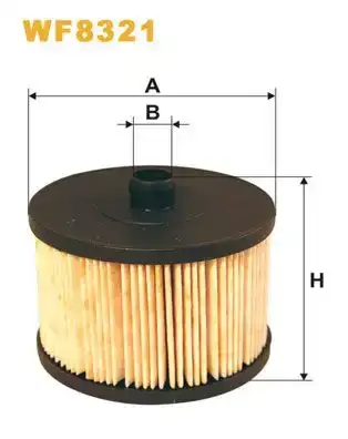 Φίλτρο καυσίμων FORD FOCUS 2004 - 2008 (MK2A) WIX FILTERS WF8321