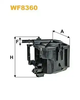 Φίλτρο καυσίμων MAZDA 3 2004 - 2006 ( BK ) WIX FILTERS WF8360