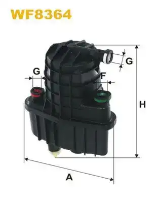 Φίλτρο καυσίμων RENAULT CLIO 2006 - 2009 WIX FILTERS WF8364