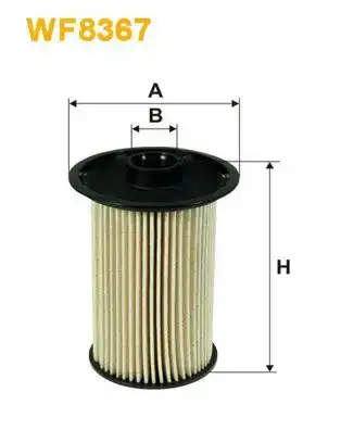 Φίλτρο καυσίμων FORD FOCUS 2004 - 2008 (MK2A) WIX FILTERS WF8367