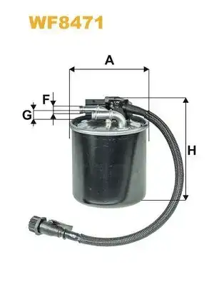 Φίλτρο καυσίμων MERCEDES C CLASS 2007 - 2011 ( W204 ) WIX FILTERS WF8471