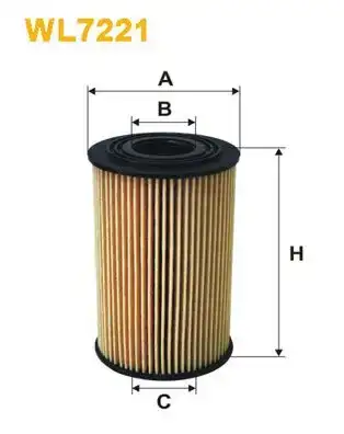 Φίλτρο λαδιού BMW Z3 1996 - 2003 ( E36/8 ) WIX FILTERS WL7221